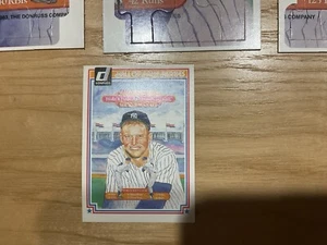 Mickey Mantle Donruss Puzzle With Mantle Card…63 Uncut Pieces - Picture 1 of 2