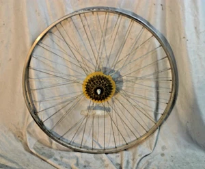Alesa 27" Vintage Rear Road Wheel Freewheel Hub OLW130 24mm 32S AV USA - Picture 1 of 7