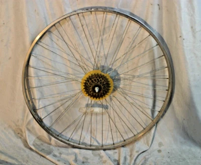 Alesa 27" Vintage Rear Road Wheel Freewheel Hub OLW130 24mm 32S AV USA - Image 1 of 4