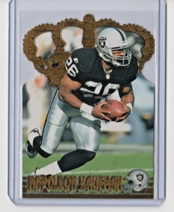 NAPOLEAN KAUFMAN 1996 PACIFIC GOLD CROWN FUSTELLATURE #15 Washington Oakland Raiders - Foto 1 di 1
