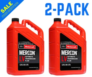 Motorcraft PAIR 5-Quarts Mercon LV Automatic Transmission Fluid (1.25 Gallon) - Picture 1 of 2
