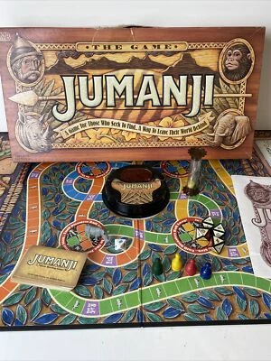 1995 LARGE JUMANJI BOARD GAME MILTON BRADLEY - SHIPS FAST! - Image 1 of 4