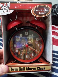 WWF John Cena 3D Hologram Wrestle Mania Twin Bell Alarm Clock - Picture 1 of 3