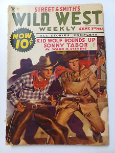 Wild West Weekly - Sept 7th 1935 - vol 96 #2 - #1716 - Pulp Magazine - Vintage