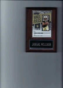 JAMAAL WILLIAMS PLAQUE NEW ORLEANS SAINTS FOOTBALL NFL   C - Picture 1 of 1