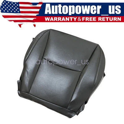 Cubierta de asiento de cuero inferior del lado del conductor gris oscuro apta para 03-09 Lexus GX470 4 puertas Foto 1 de 4