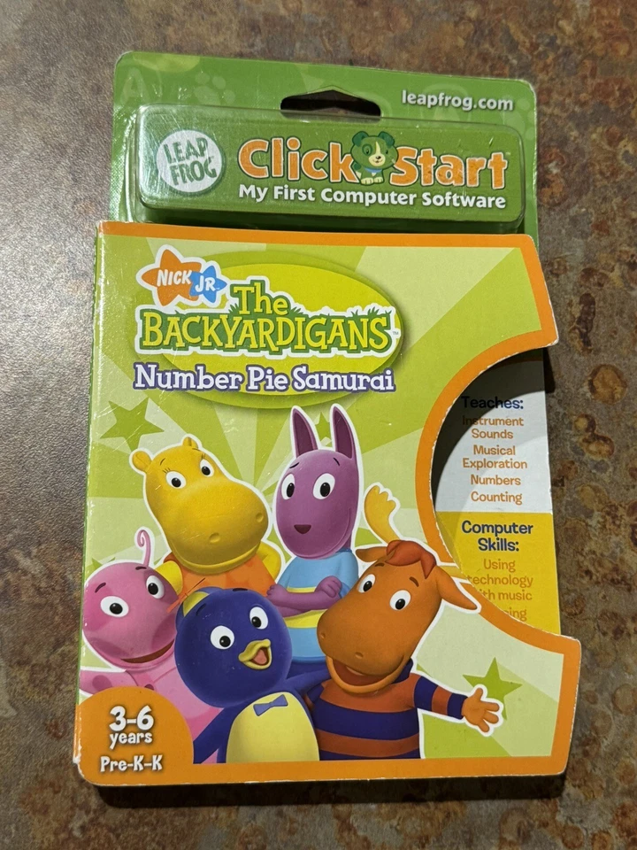 NEW Leap Frog Click Start My 1st Computer: The Backyardigans Number Pie Samurai - Image 1 of 3
