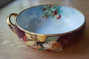 ANTIQUE HC ROYAL BAVARIA Hand Painted Bowl Center Piece - Picture 1 of 16