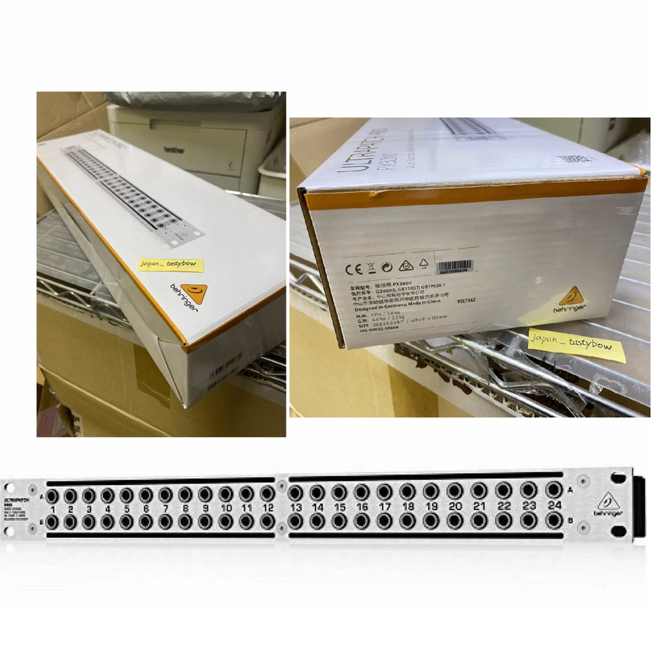 BEHRINGER patch bay balance 48 points PX3000 - Image 1 of 4