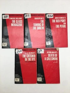 Lot of 5 Monarch Notes - Picture 1 of 10