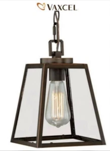 Vaxcel P0050 Grant 1 Light 7 inch Burnished Bronze Mini Pendant Ceiling Light - Picture 1 of 4