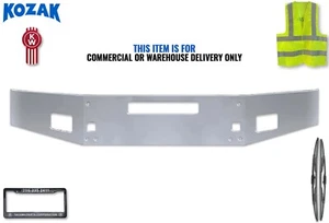 15" Chrome Bumper with Fog Light Holes for Kenworth T800 Truck Model +Accessorie - Picture 1 of 8
