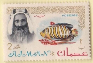 Estampilla postal vintage de Emiratos Árabes Unidos A J Man 2NP - Lote #18 - Imagen 1 de 1