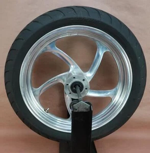 2005 05-07 VICTORY Hammer Front DUNLOP Tire Rim Wheel 130/70 B18 - Picture 1 of 12