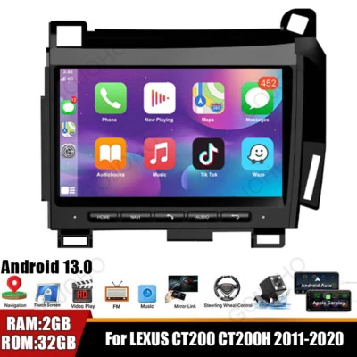 For 2011-2020 LEXUS CT200H CT200 LHD Stereo Radio 7" Android 13 GPS Navigation - Image 1 of 4
