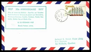 50th ANNIV LA MALBAIE TO SEVEN ISLANDS, LA MALBAIE CANCEL, MAJOR MALOTT (K2526) - Picture 1 of 1
