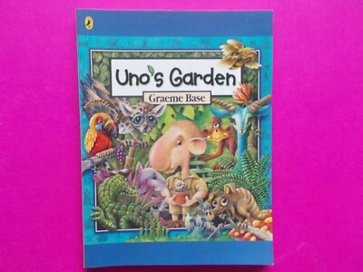UNO'S GARDEN by GRAEME BASE - BEAUTIFULLY ILLUSTRATED CHILDREN'S READER LIKE NEW - Image 1 of 3