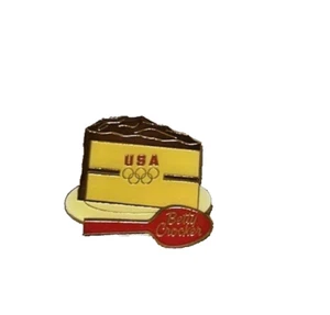 USA Olympic Betty Crocker Cake - Lapel Hat Cap Pin  Collectible - Picture 1 of 6