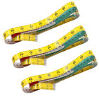  3 Pcs Tape Measure Measuring Tool Double Scale Soft Flexible Ruler