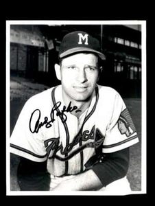 Andy Pafko Signed Original Wire Photo Autograph 8x10 Milwaukee Braves - Picture 1 of 2