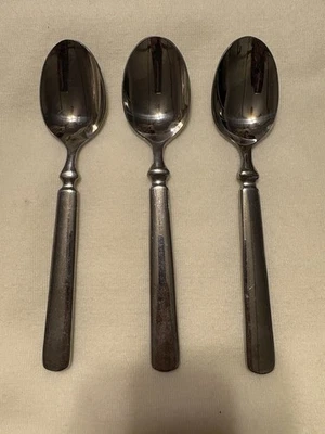 Lote de 3 cucharas soperas de acero inoxidable Martha Stewart Empire  Foto 1 de 2