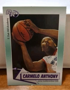 Carmelo Anthony #8 Oak Hill Academy 2002 Rookie Review Basketball Trading Card - Picture 1 of 2