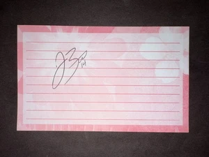 Josh Butler, BREWERS (debut en 2009) Tarjeta de índice firmada 3x5 (HS) - Imagen 1 de 1