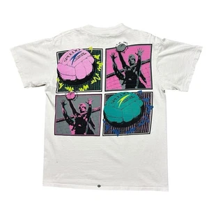 Vintage 90s Speedo Volleyball Single Stitch T-Shirt Medium - Picture 1 of 12
