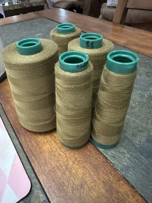 Leftover Taupe Perma Core Serger Sewing Thread - 1 lb 2.5 oz - read ad - Image 1 of 2