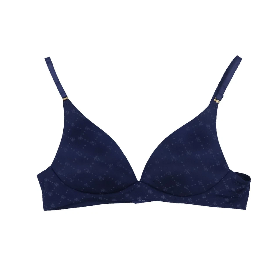 Lauren Ralph Lauren Comfort Wire Navy 4L0069 T-Shirt Bra Size 36A