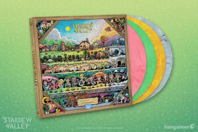 Stardew Valley Complete OST by ConcernedApe 4 Vinyl Records 2018 Fangamer SEALED - Image 1 of 4