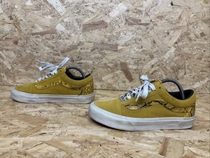 Vans Old Shool Low Size 7 UK Yellow Year Of The Snake 2013 Rare Skate BMX - Picture 1 of 8