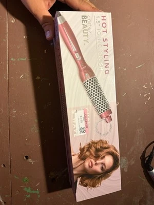 Brand New Cortex Beauty Hot Styling 1.5" Ionic Brush Hot Pink - Image 1 of 4