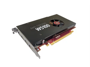 Dell W2C47 AMD FirePro W5100 4GB GDDR5 PCIe Quad DisplayPort Graphics Card - Picture 1 of 2