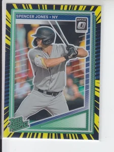 2025 Donruss Optic Spencer Jones Electricity Holo Yellow Black /69 Yankees #136 - Bild 1 von 2