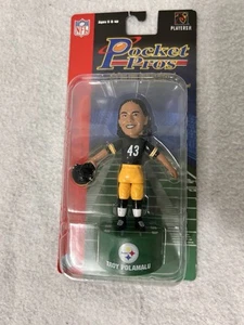 Figura de acción 2006 NFL Pocket Pros Troy Polamalu 4,5" - Imagen 1 de 2