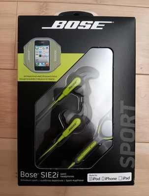 Bose SIE2i Sport Cuffie Verde, Incl: Bracciale Esercizio/Palestra, Apple/Android - Immagine 1 di 4