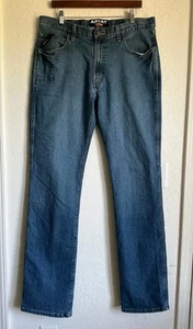 Pantalones de mezclilla Ariat para hombre 36X36 barras de refuerzo M4 corte bota relajado ropa de trabajo occidental vaquero - Imagen 1 de 9
