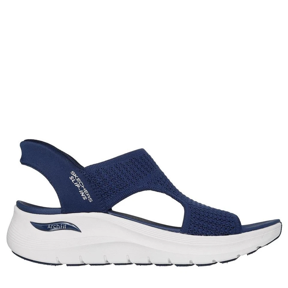 COMODA SANDALIA MUJER SKECHERS SLIP-INS ARCH FIT 2.0 TEJIDO AZUL - Imagen 1 de 4