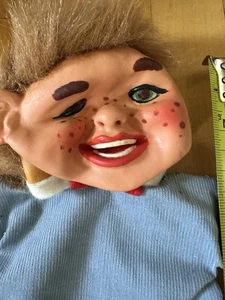 Vintage Martin Princeton Puppets Made In Wisconsin Hand Puppet Rubber Face 1950s - Picture 1 of 5