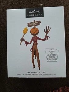 NUEVO Adorno Hallmark Keepsake 2022 El Rey Calabaza Pesadilla Antes de Navidad - Imagen 1 de 3