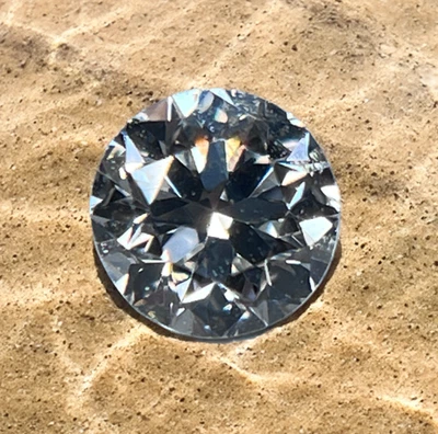 GIA CERTIFIED Genuine Round Brilliant .30 CT SI1 H Natural Earth Mined Diamond - Image 1 of 4