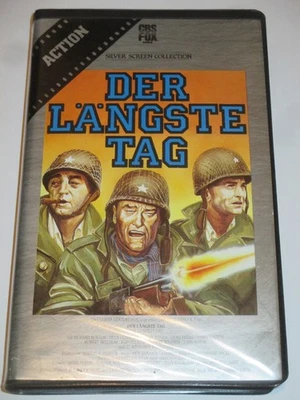 CBS/FOX silber - Der längste Tag - VHS/Krieg/John Wayne/Robert Mitchum/'62 - Bild 1 von 2