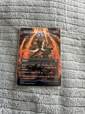 Magic the Gathering - Fierce Guardianship Borderless Randy Gallegos Artist Proof - Image 1 of 2