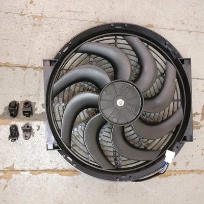 Ventilador de radiador Super Duty 1961 para Chrysler Windsor 14 pulgadas refrigeración nuevo delgado Foto 1 de 4