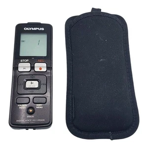 Olympus VN-6000 Handheld Digital Voice Recorder Works Great! W/ Soft Case - Picture 1 of 5