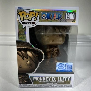 Funko Pop! Plus One Piece Monkey D. Luffy Bronze Statue #1900 - Picture 1 of 9
