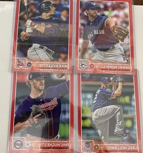 2015 Topps Serie 1 Box Topper Lot alle Serien #/10 rot - Bild 1 von 2