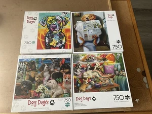Buffalo/Dog Days/4 Stück/750/ Teile Puzzle Nachlassverkauf - Bild 1 von 7