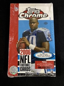 2006 Topps Chrome Football Hobby Box Factory Sealed 24 Packs Rare - Picture 1 of 6